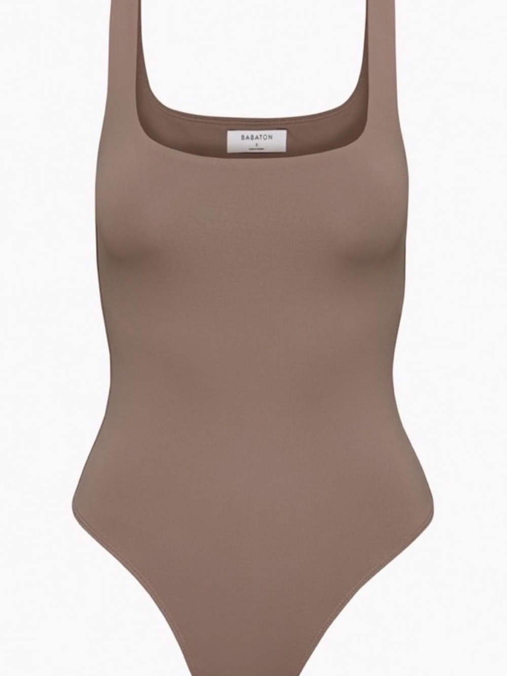 Aritzia - Babaton Contour Tank Bodysuit in Deep Taupe